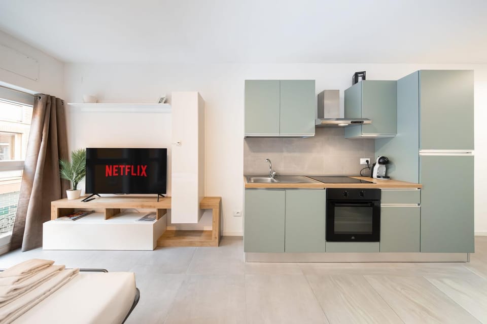 Kitchen or kitchenette, Living room
