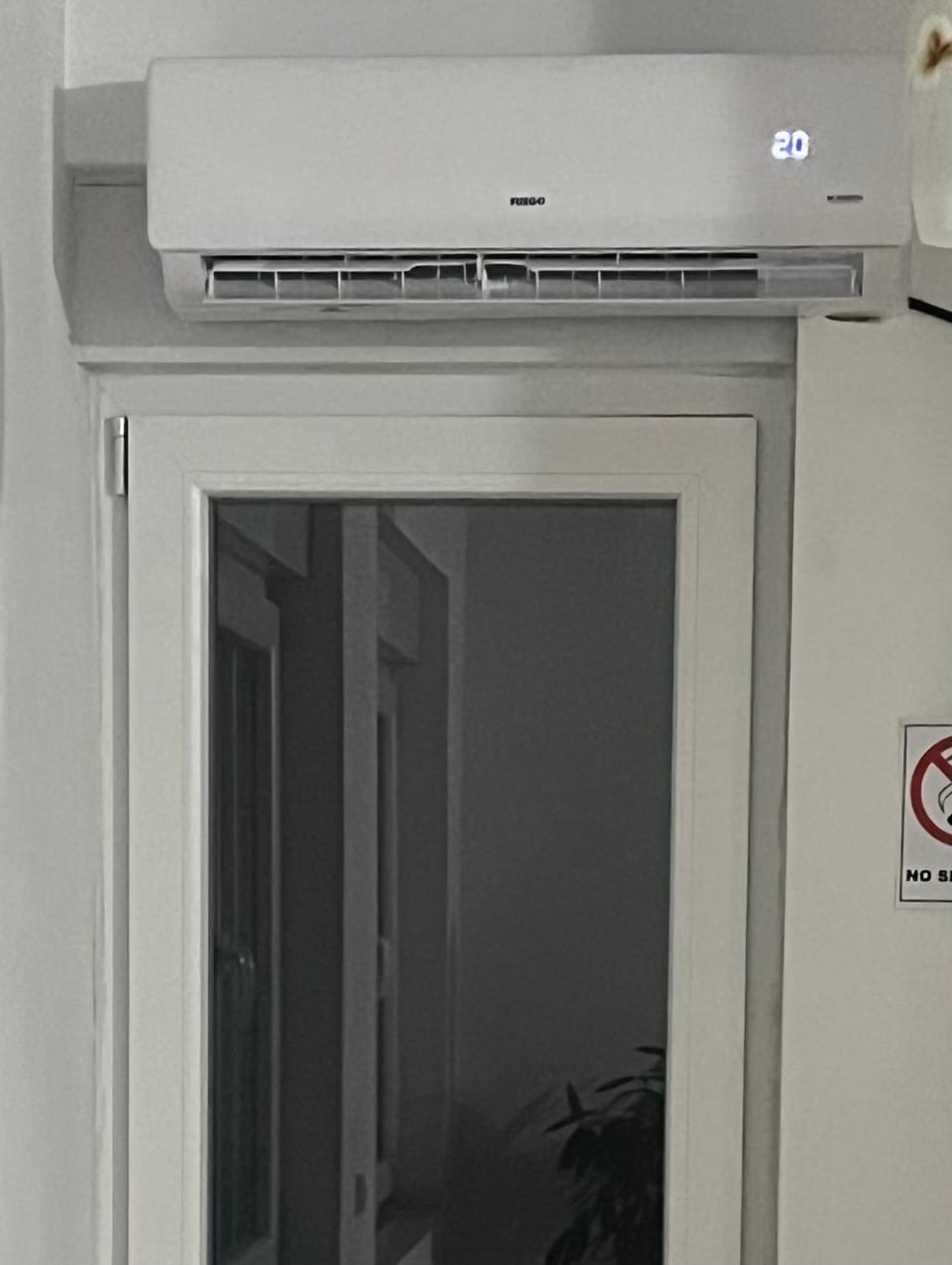 Living room, air conditioner