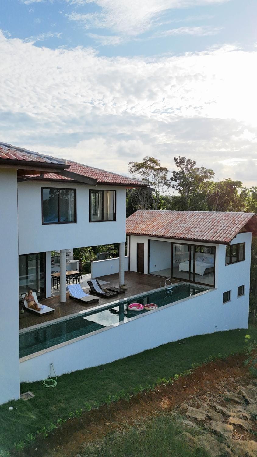 Luxury Villa Sea & River Views 5min to Pituba Villa in Itacaré