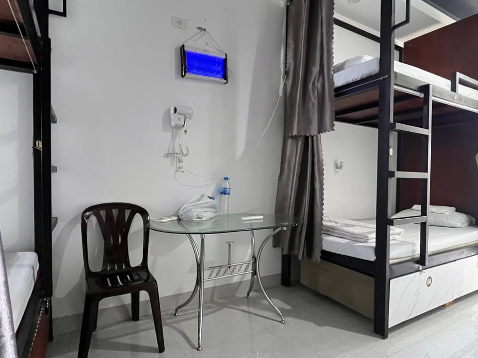 Photo of the whole room, Bedroom, hair dryier