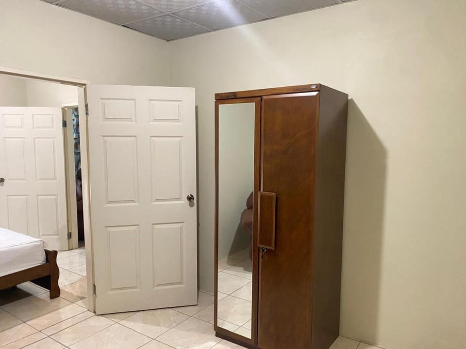 Photo of the whole room, wardrobe