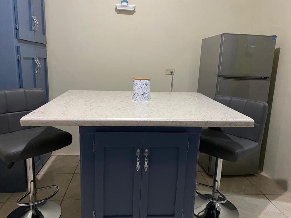Kitchen or kitchenette, minibar