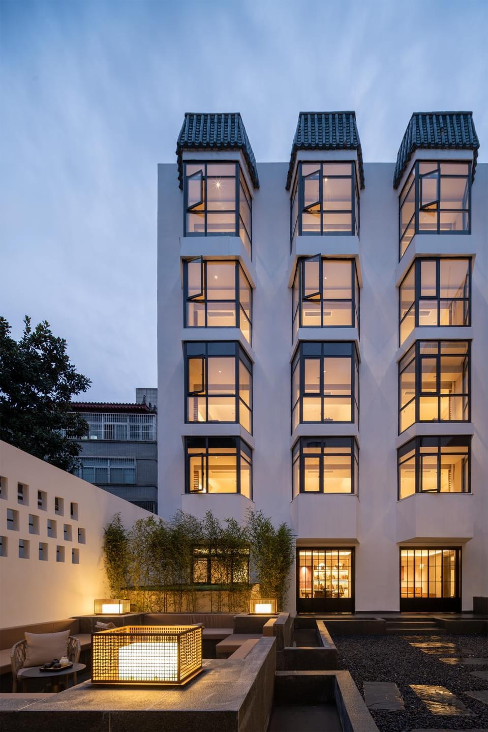 Property building, Night