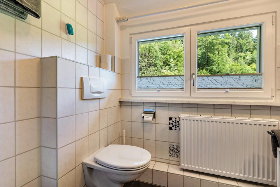 Bathroom, Living room
