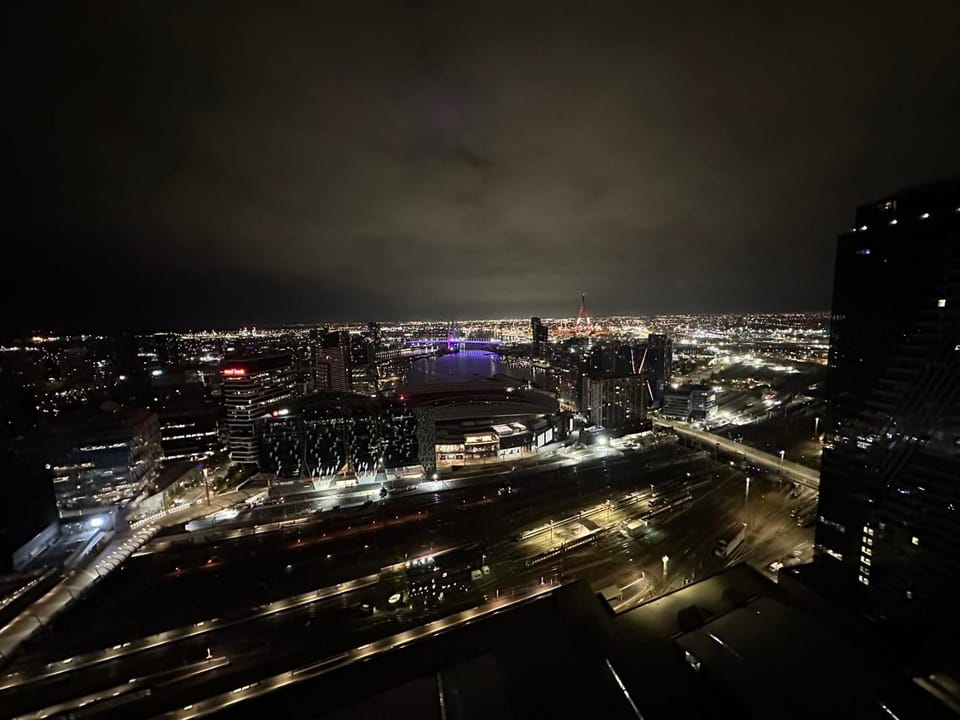 Night, Bird's eye view, City view