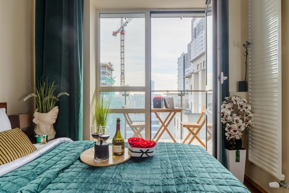 Bed, View (from property/room), Balcony/Terrace, Bedroom, towels