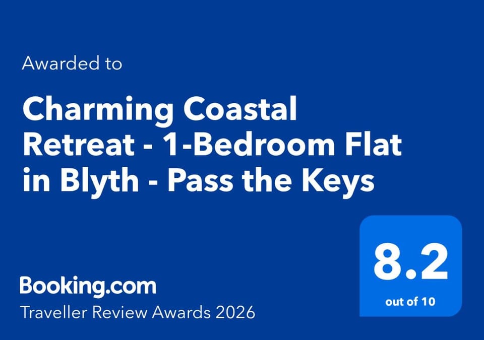 Charming Coastal Retreat - 1-Bedroom Flat in Blyth - Pass the Keys House in England