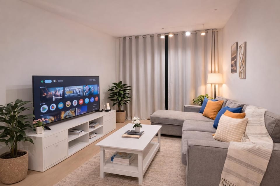 RBE Vacation Homes 1 Bed Smart home in Binghatti Crest JVC Apartment in Dubai