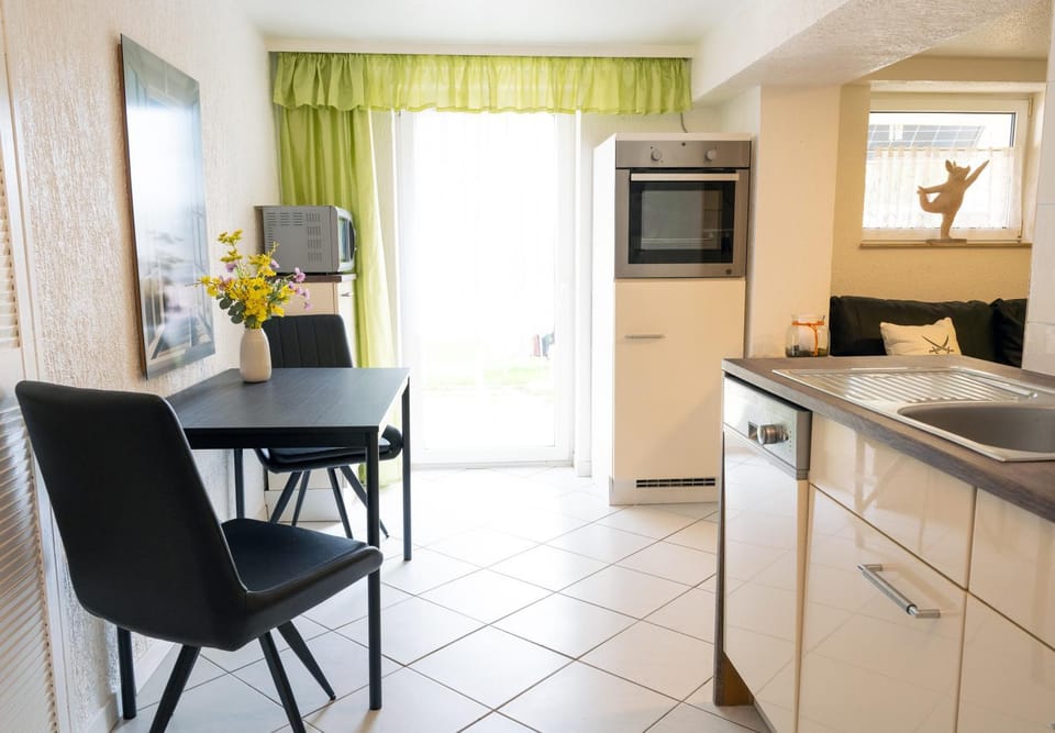Kitchen or kitchenette, Dining area, oven, stove