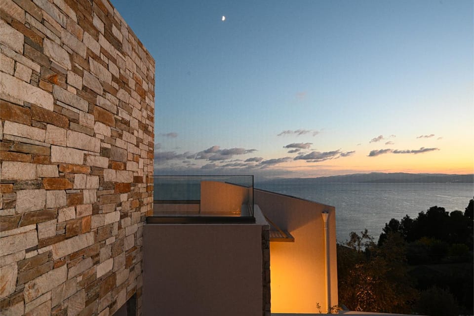 View (from property/room), Balcony/Terrace, Sea view, Sunset
