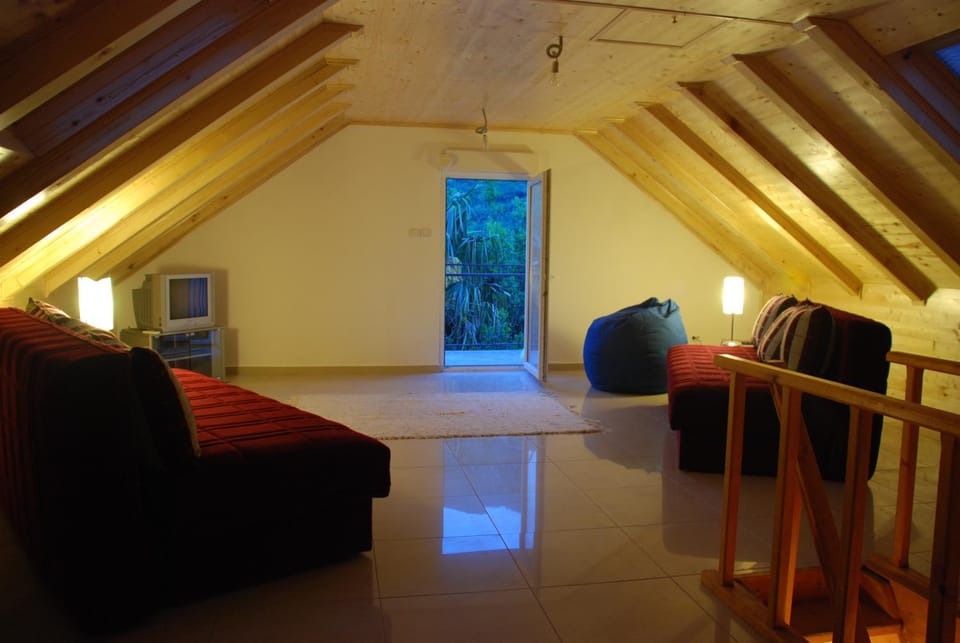 Living room, Seating area, Mountain view, Sea view
