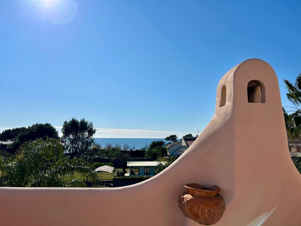 Natural landscape, View (from property/room), Balcony/Terrace, Sea view