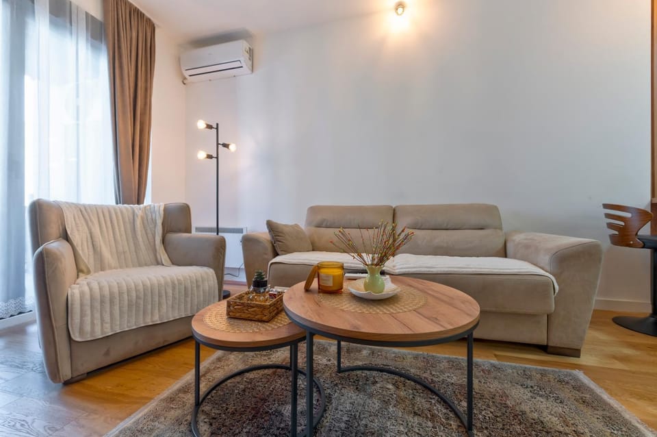 Living room, Seating area, air conditioner