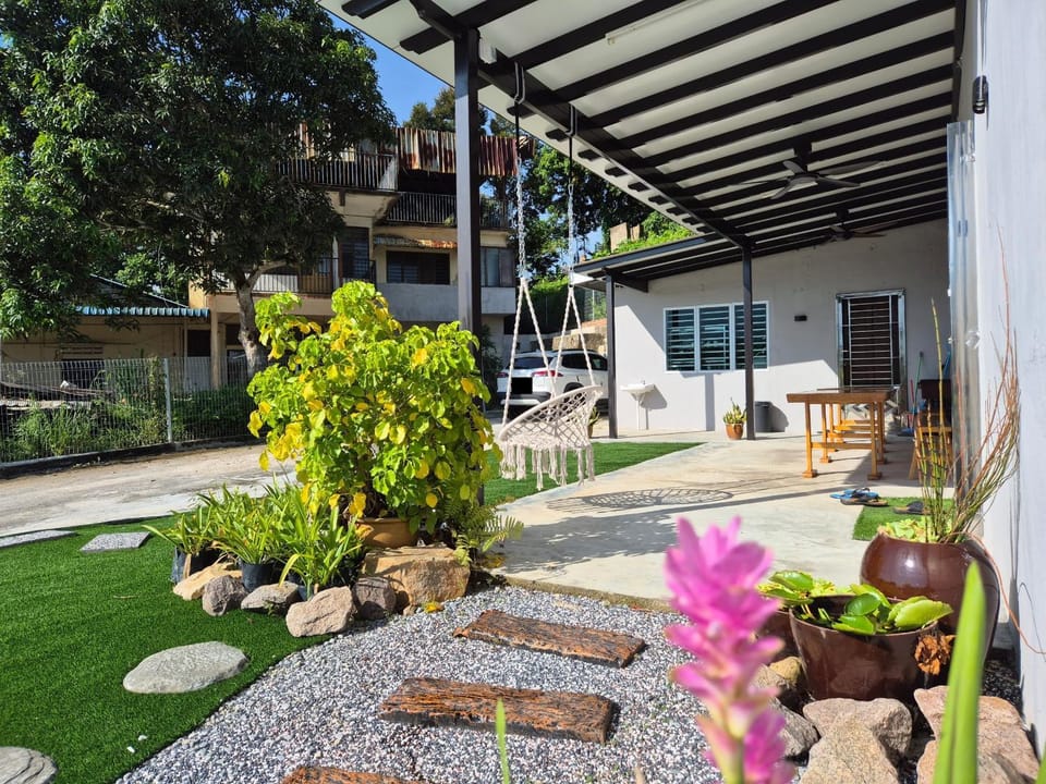 Property building, Garden view