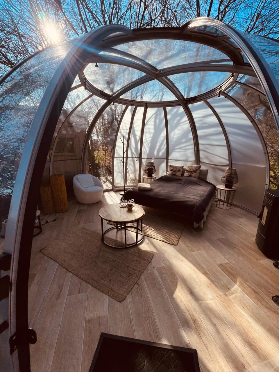 La St masphair Luxury tent in Wallonia, Belgium