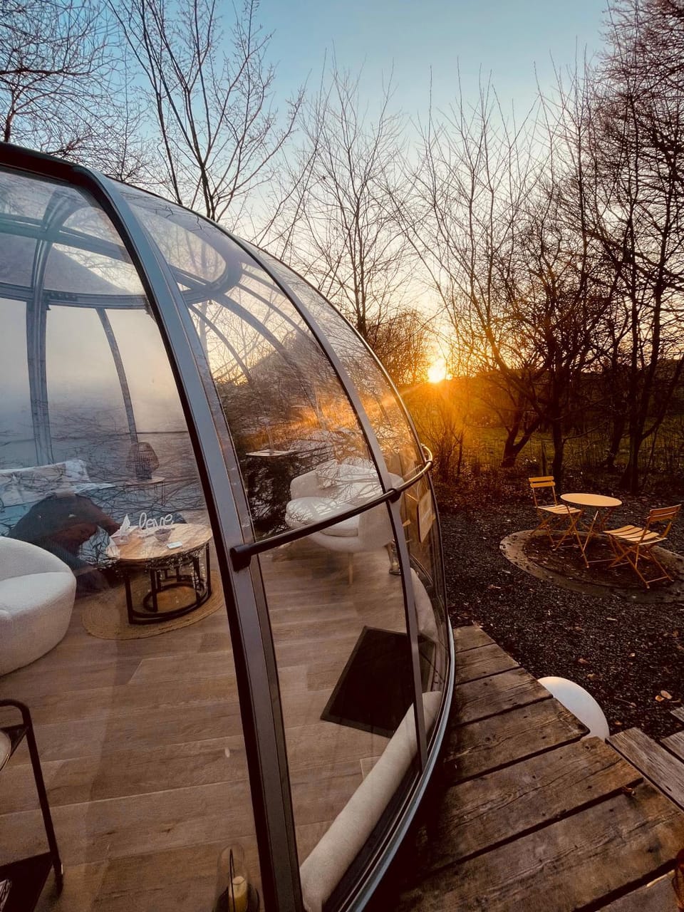 La St masphair Luxury tent in Wallonia, Belgium