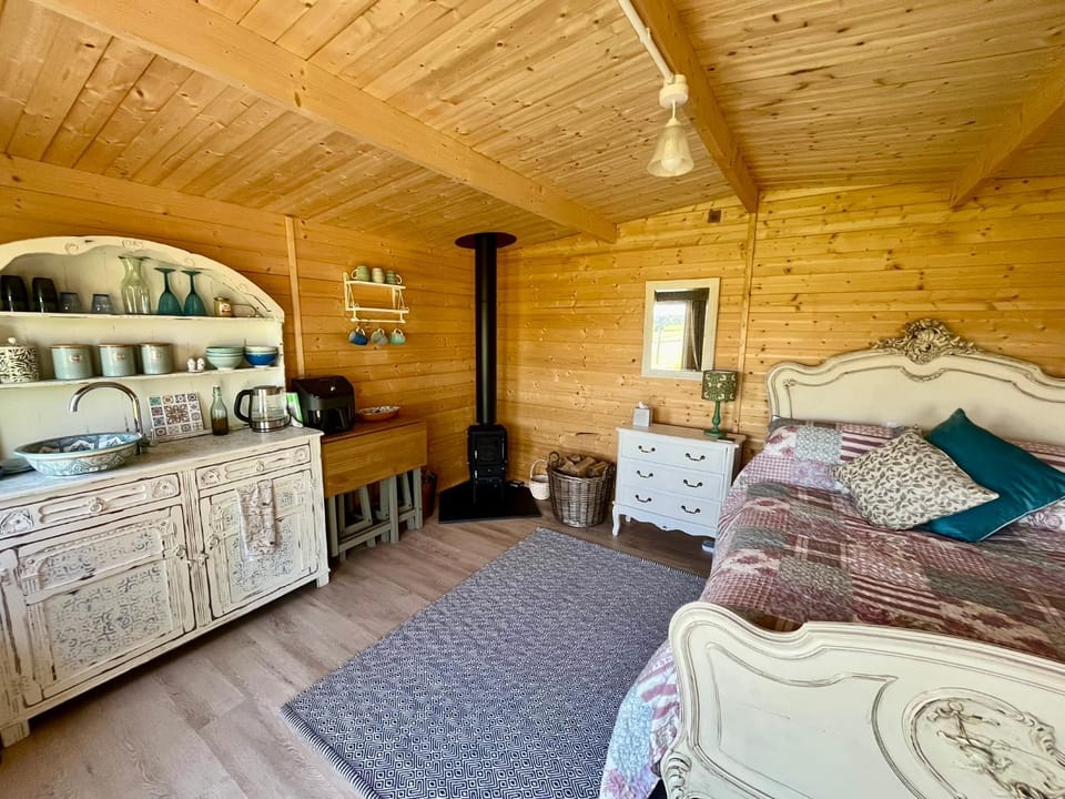 Bed, Kitchen or kitchenette, Living room, Photo of the whole room