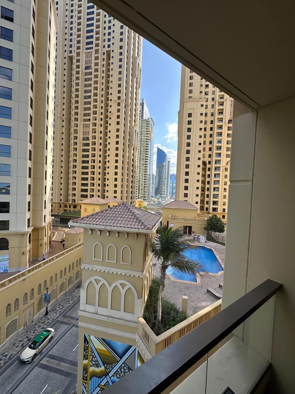 City view, Pool view