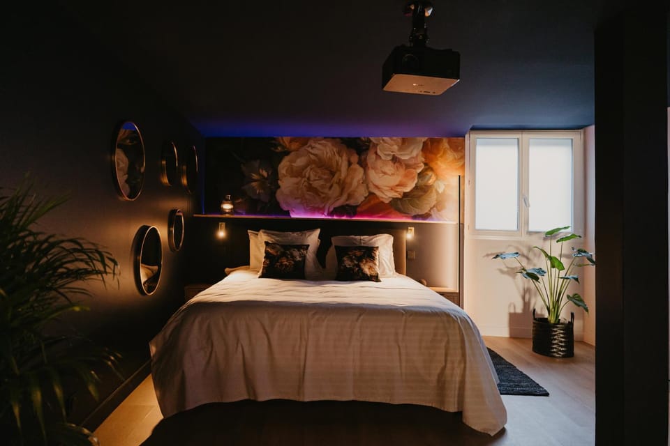 Bed, Decorative detail, Bedroom
