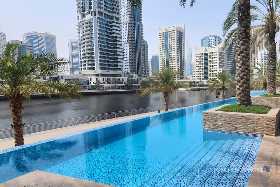 Pool view, Swimming pool, sunbed