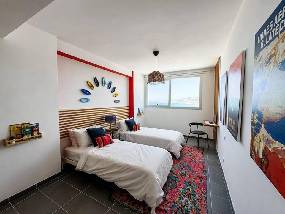 Hilton Sea View Top Floor Apartment in Tangier