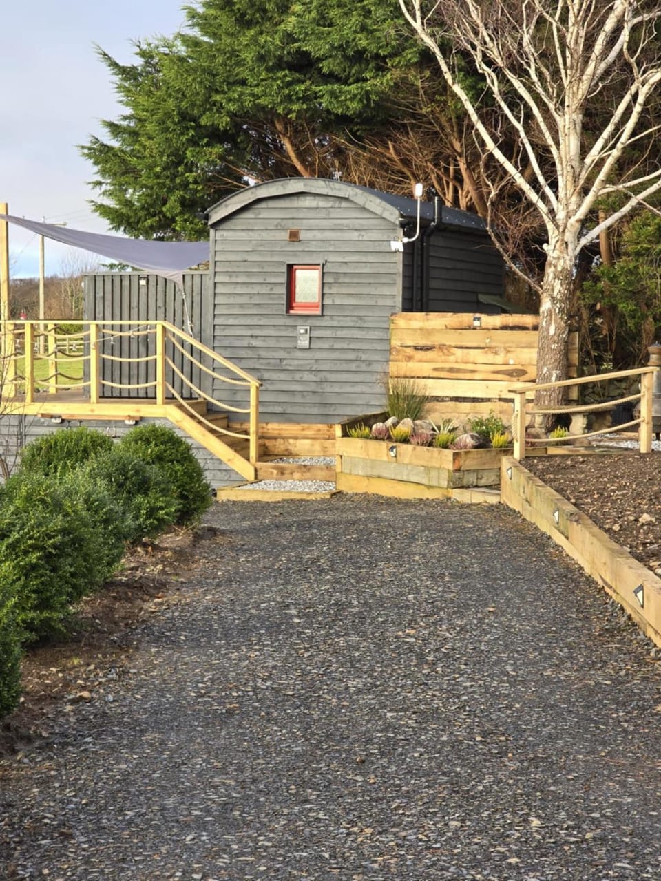 Ty'r Bugail - Shepherds Hut Campground/ 
RV Resort in Wales