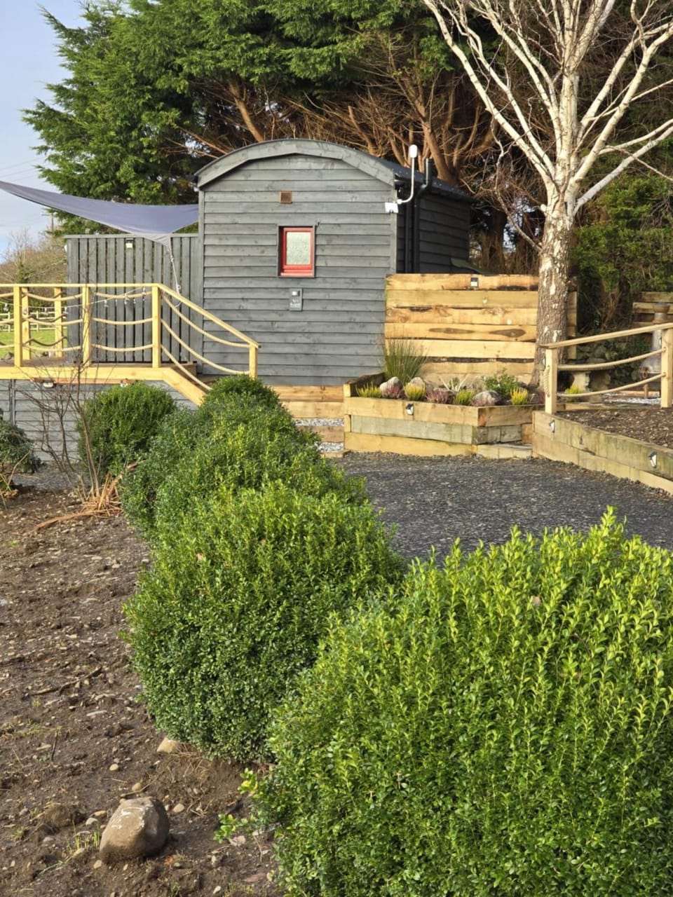 Ty'r Bugail - Shepherds Hut Campground/ 
RV Resort in Wales