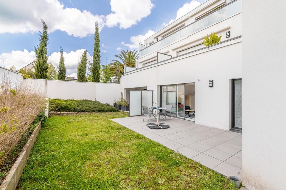 Patio, Spring, Garden, Garden view