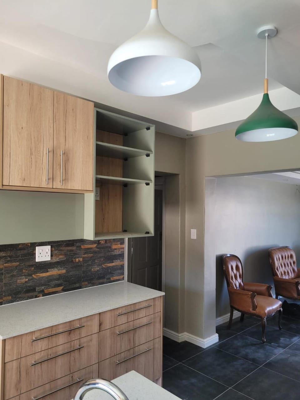 Kitchen or kitchenette, Living room, Internal: Not applicable to any particular room