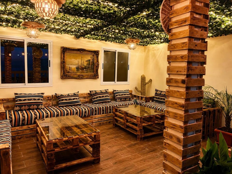 Patio, Living room, Seating area