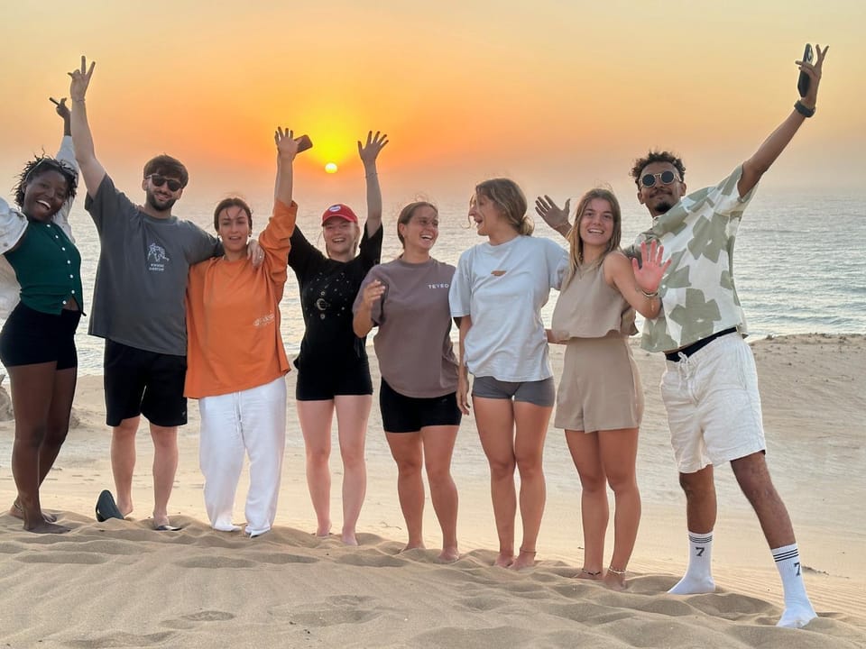 Day, People, Natural landscape, Beach, Guests, Sea view, Sunrise, Sunset, group of guests
