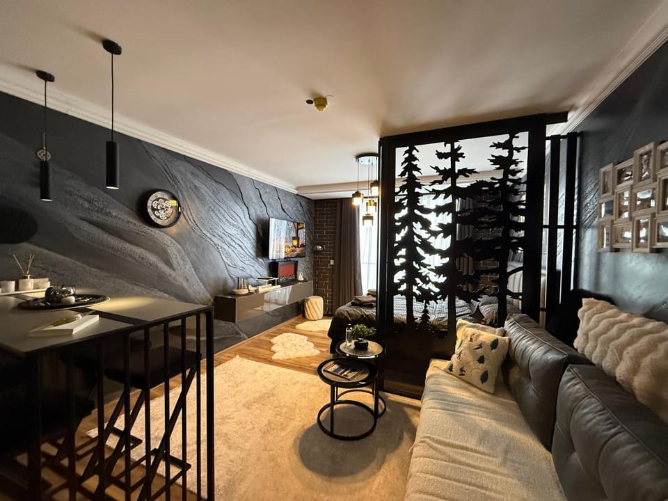 Black Elegant & Spa Kop Apartment in Serbia