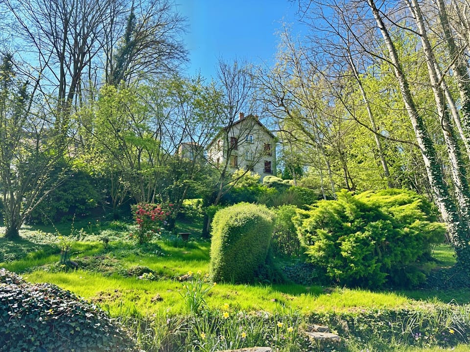 Property building, Natural landscape, Garden, Garden view