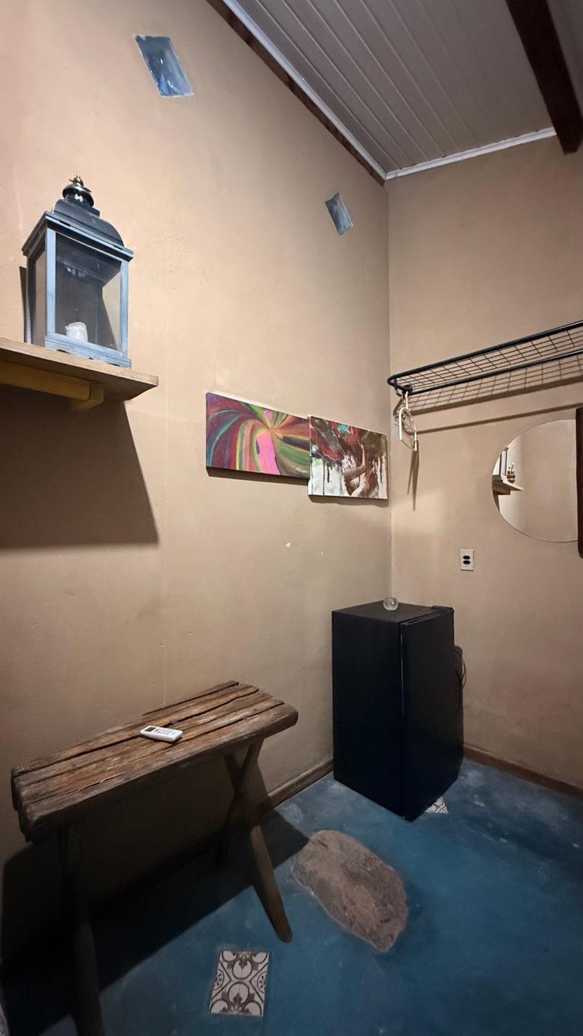 Bedroom, minibar, air conditioner