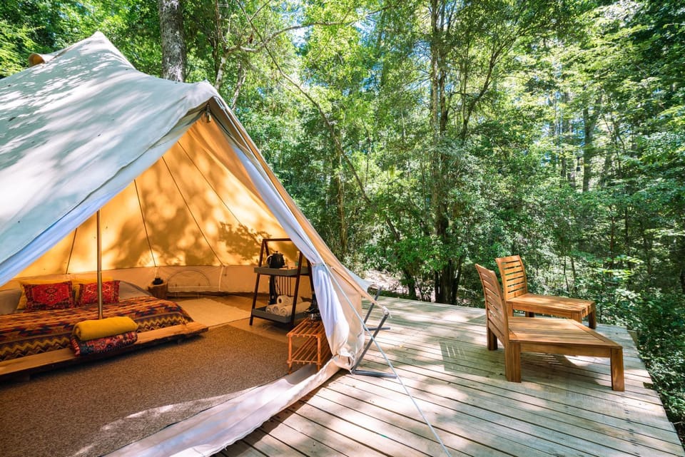 Glamping Dos Rios Luxury tent in Pucon