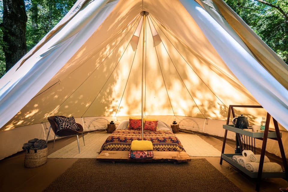 Glamping Dos Rios Luxury tent in Pucon