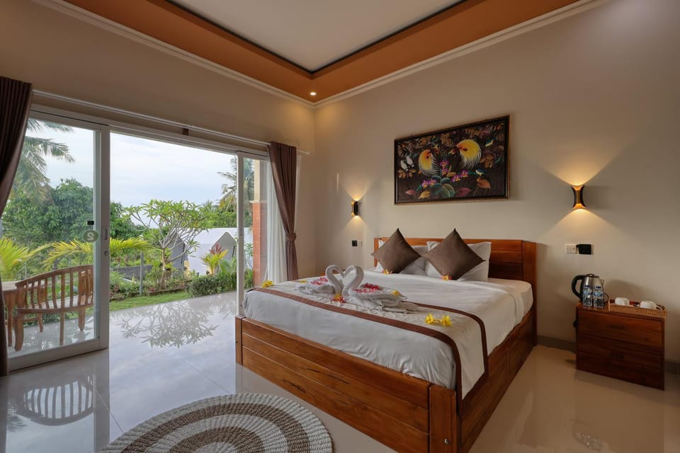 Bed, View (from property/room), Bedroom, towels