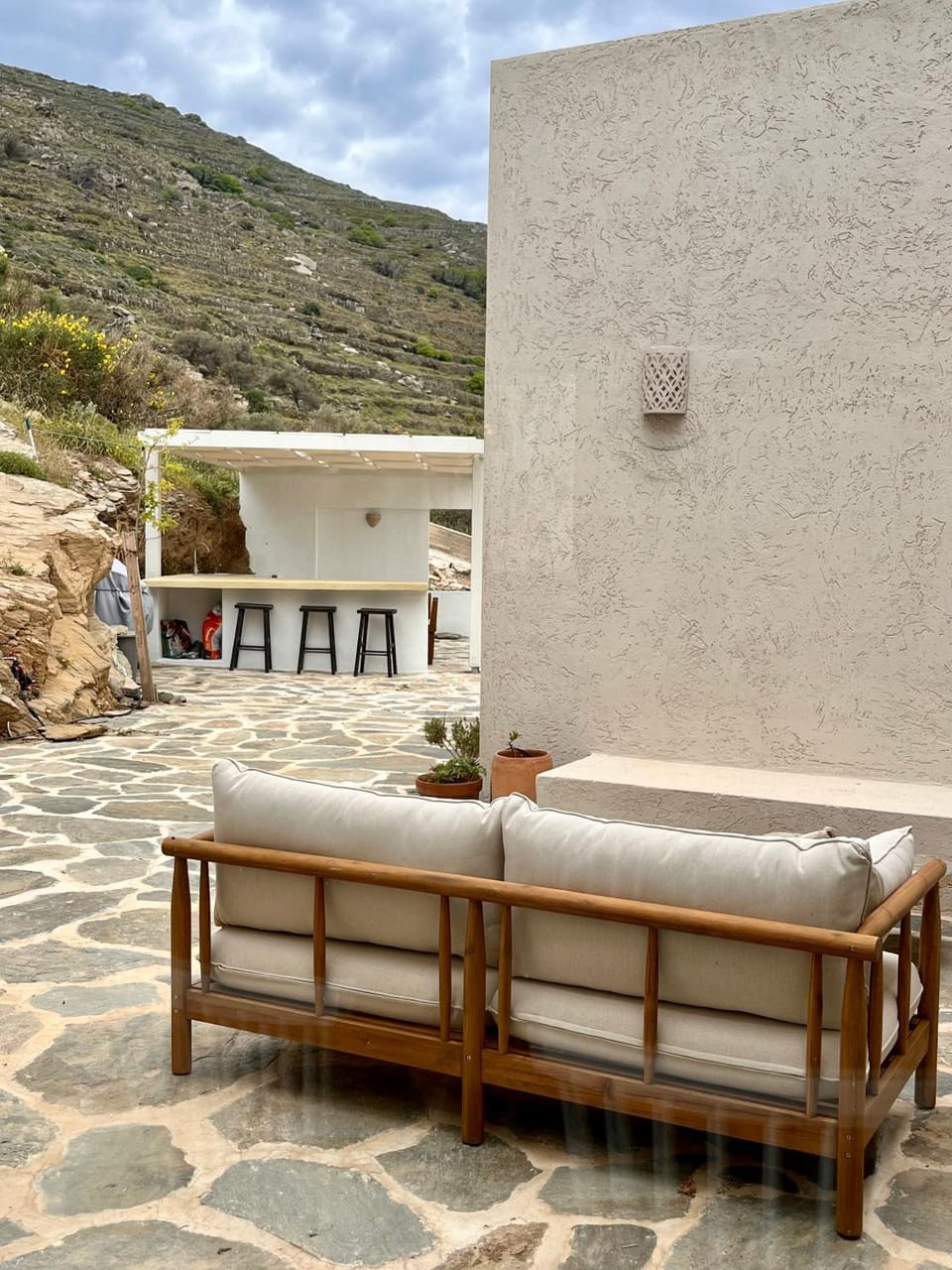 Balcony/Terrace, Seating area, Mountain view