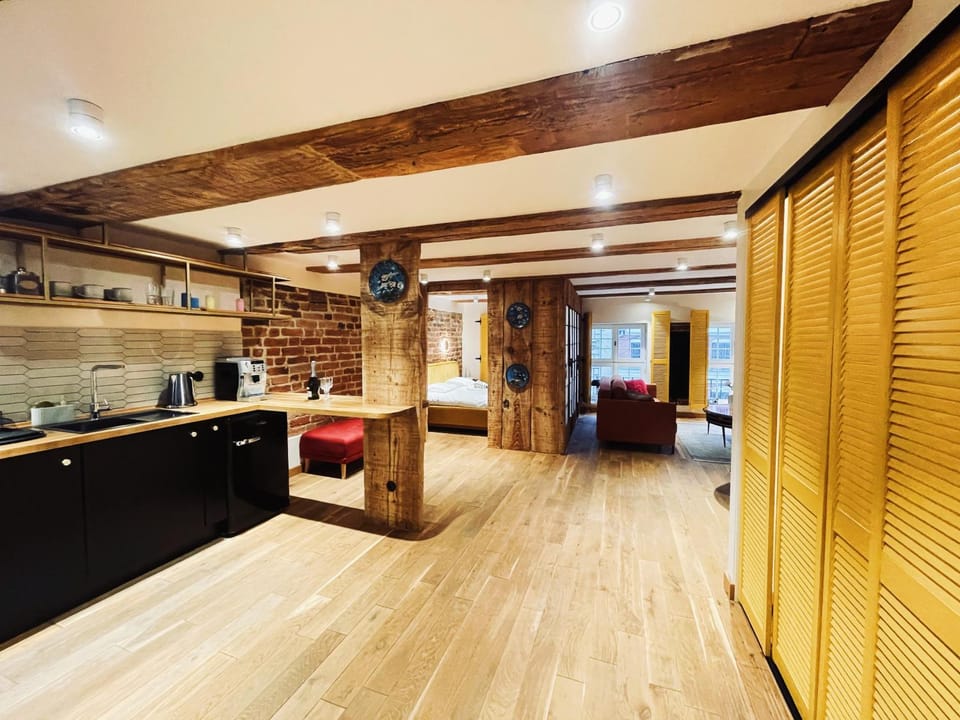 Kitchen or kitchenette, Living room, Photo of the whole room