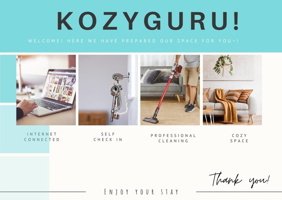 KozyGuru Forestville Charming 3BR House Apartment in Sydney