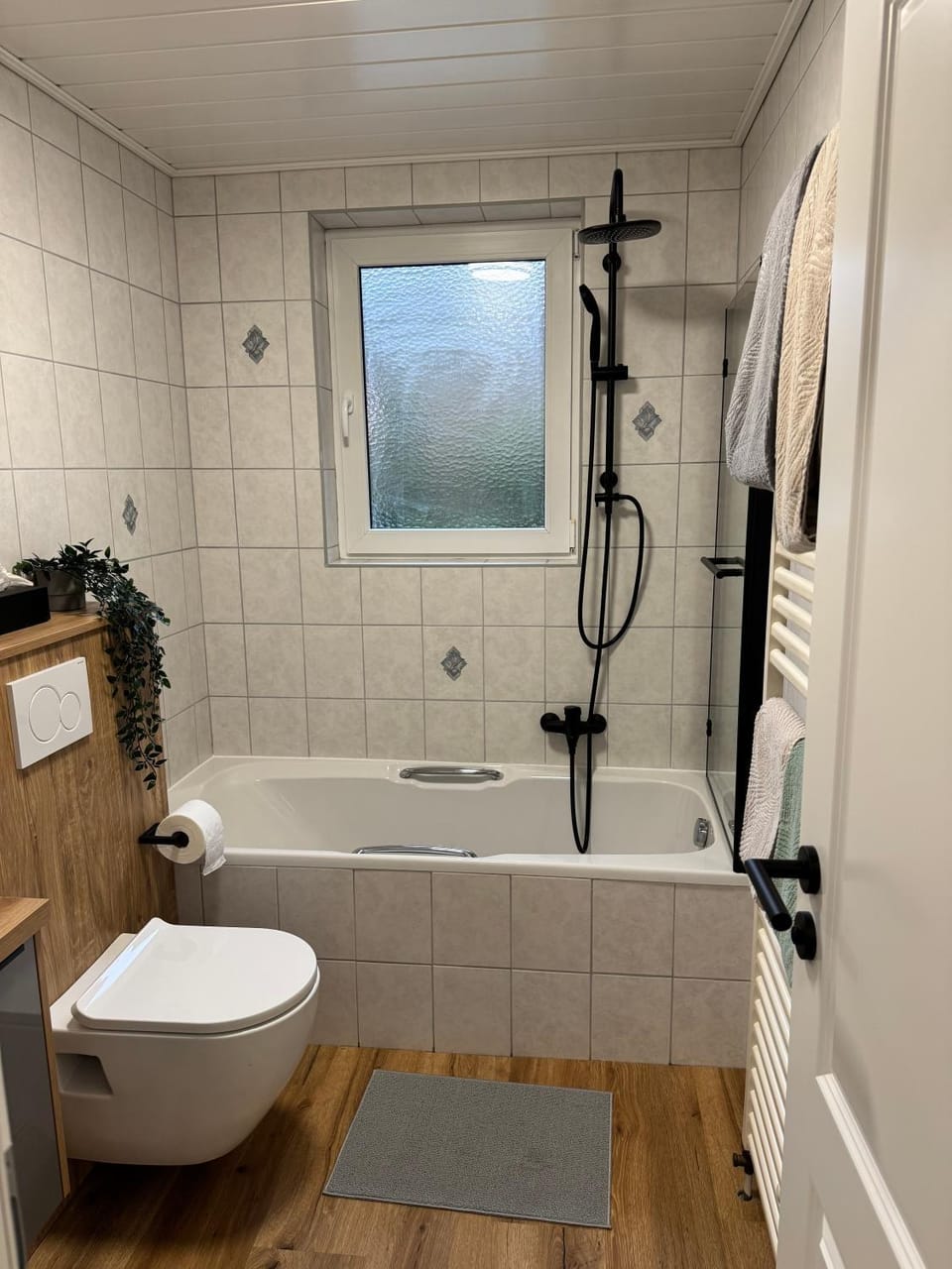 Bathroom, Living room