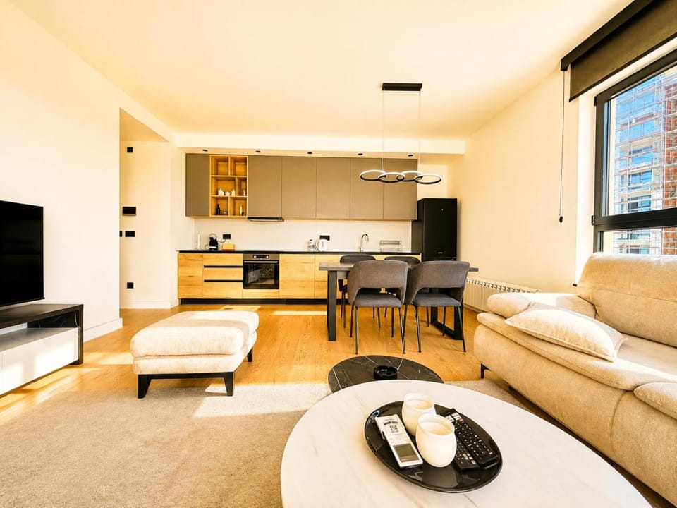 Kitchen or kitchenette, Living room, Dining area, pet friendly