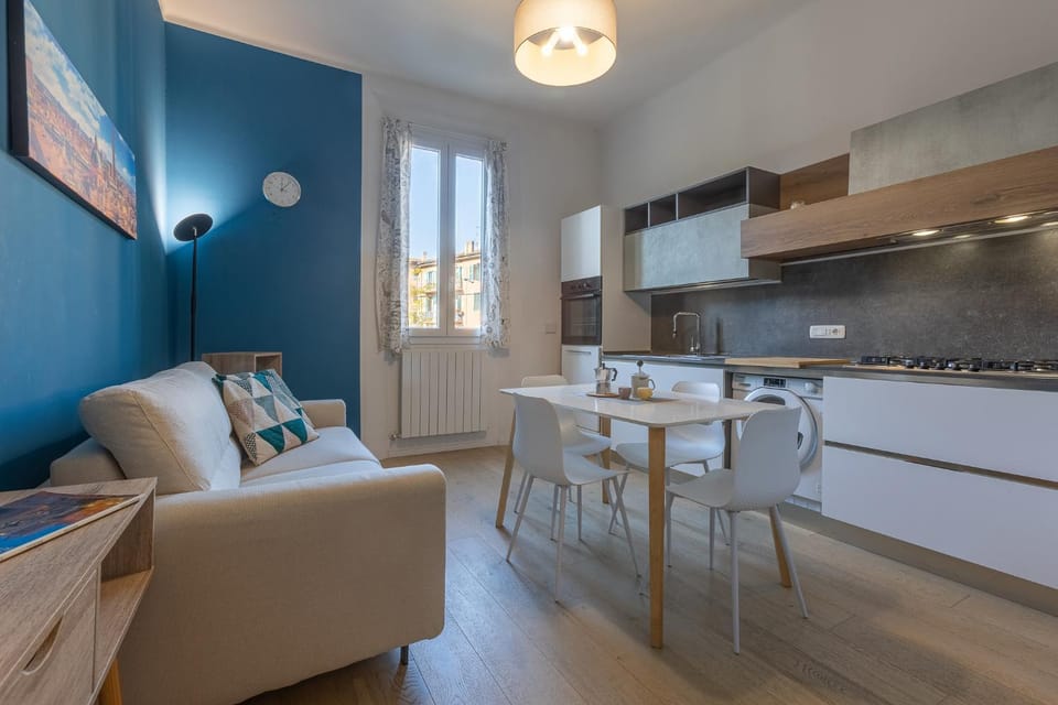 Kitchen or kitchenette, Living room, Dining area