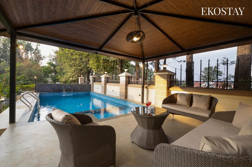 Patio, Day, View (from property/room), Seating area, Pool view, Swimming pool, sunbed
