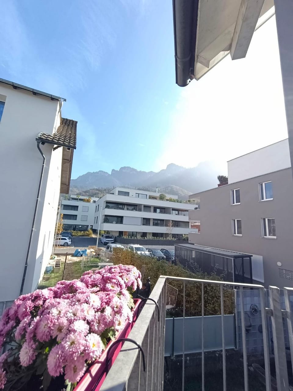View (from property/room), Balcony/Terrace, Mountain view