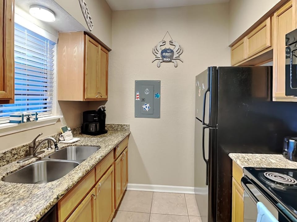Kitchen or kitchenette, stove, kitchen