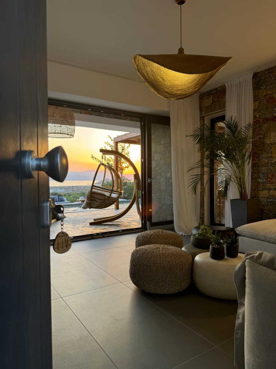 Living room, Seating area, Pool view, Swimming pool