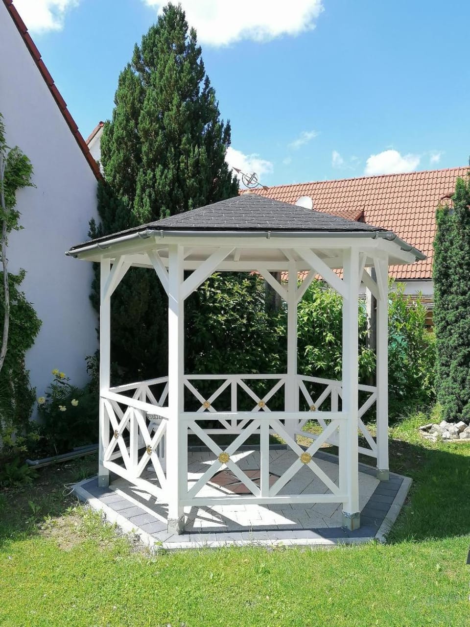 Property building, Garden view