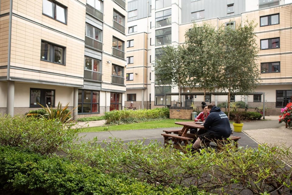 Property building, Garden