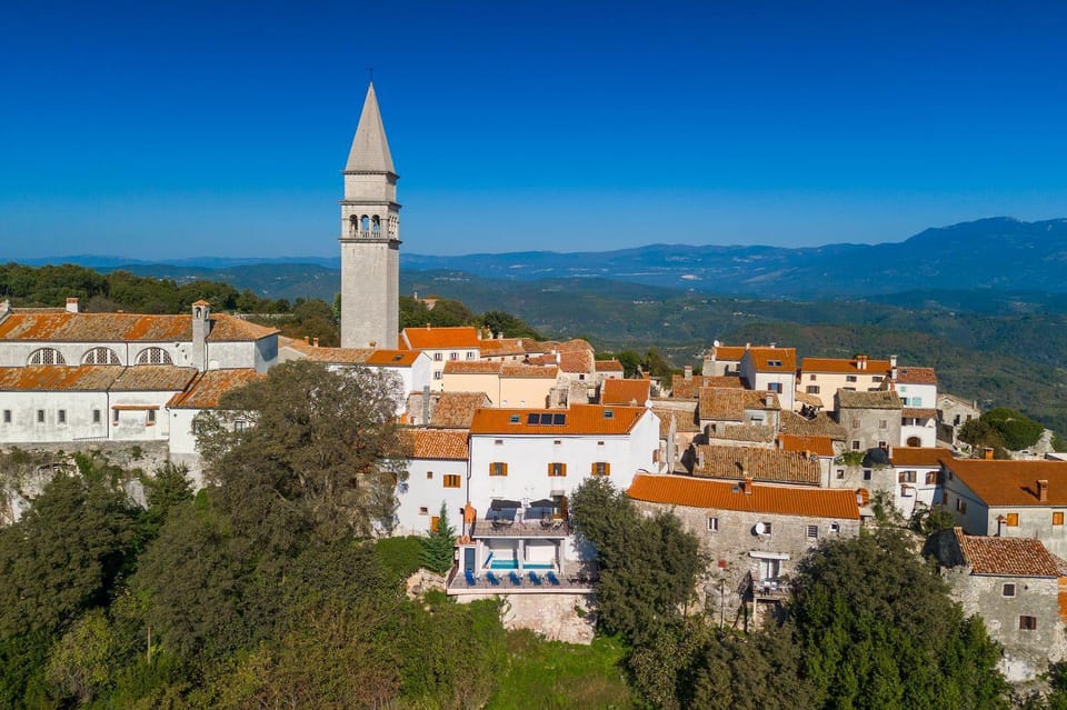 Beeindruckendes Apartment mit Panoramablick, Pool, Privatparkplatz, Grill Apartment in Istria County